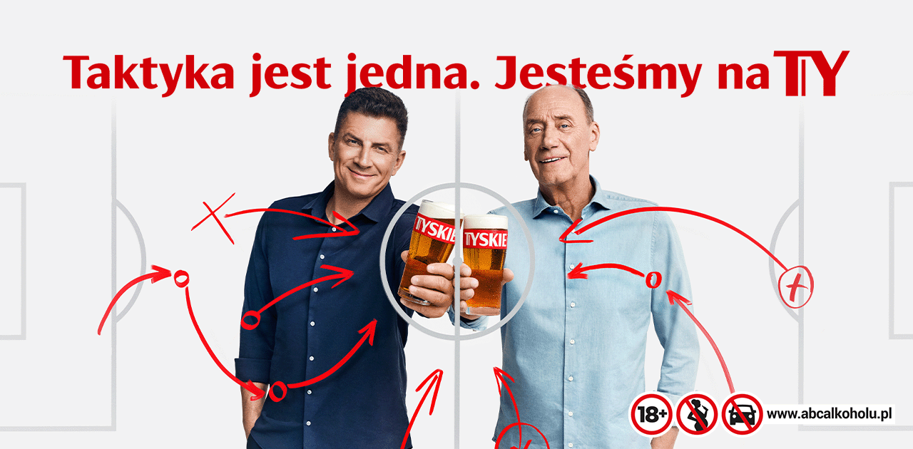 Szpakowski and Borek in another edition of the Tyskie brand’s campaign