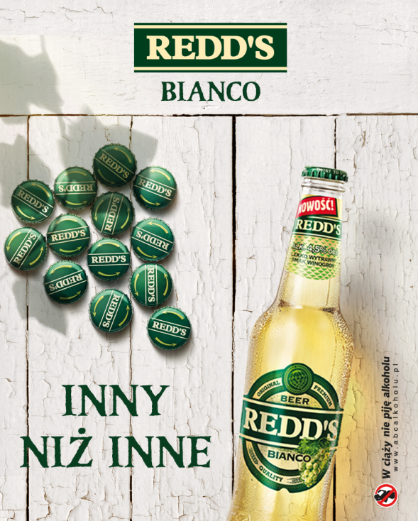 Redd’s Bianco – wyjątkowy, lekko wytrawny wariant w gronie piw smakowych