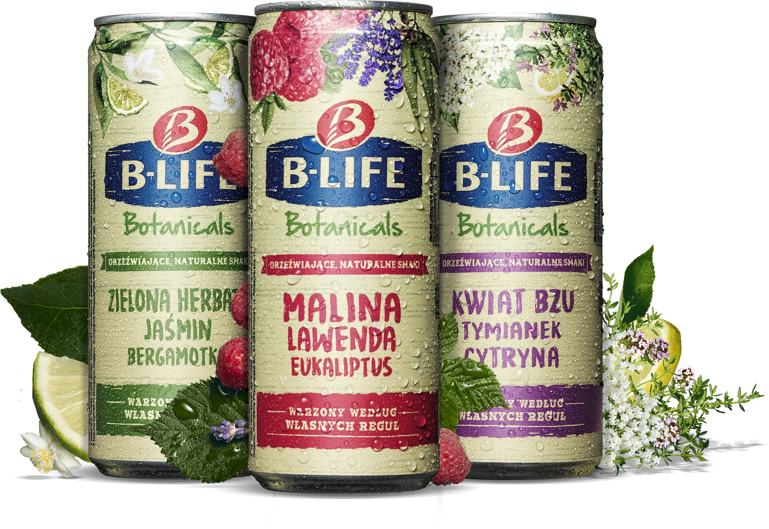 Sięgnij po swoją prawdziwą naturę!  Kompania Piwowarska wprowadza na rynek innowacyjny warzony napój botaniczny: B-Life  Botanicals.