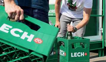 Kompania Piwowarska has opened a bottle redemption center for returnable beer bottles. Any bottle!