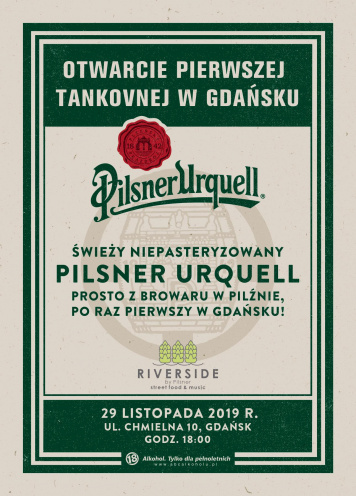 Pilsner’s First Shrine in Gdańsk! Official opening of Tankovna Riverside by Pilsner
