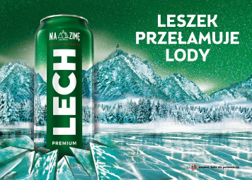 Leszek breaks the ice Lech Premium’s winter campaign has just kicked off