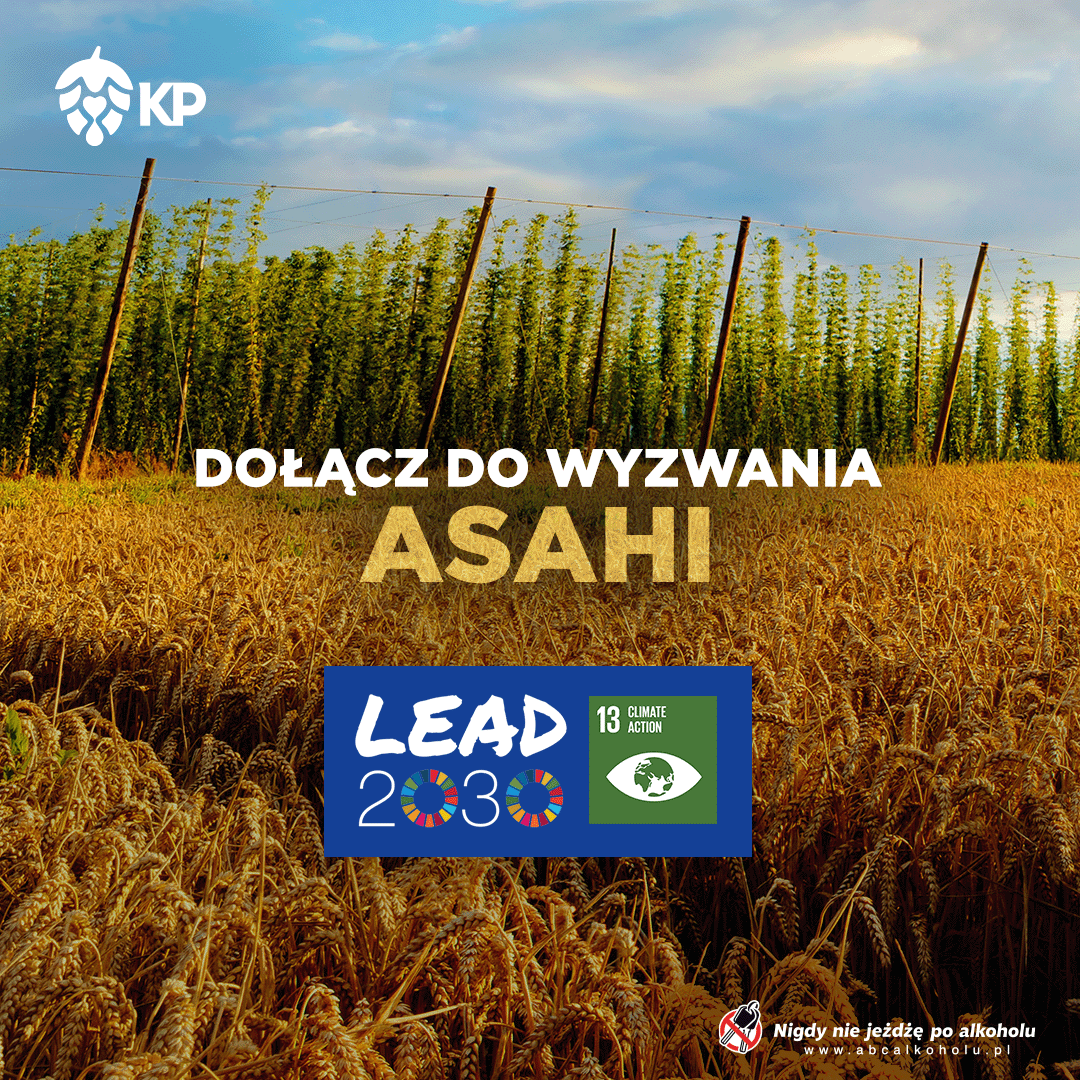 Asahi supports the 13. UN Sustainable Development Goal by joining the Lead 2030 initiative!