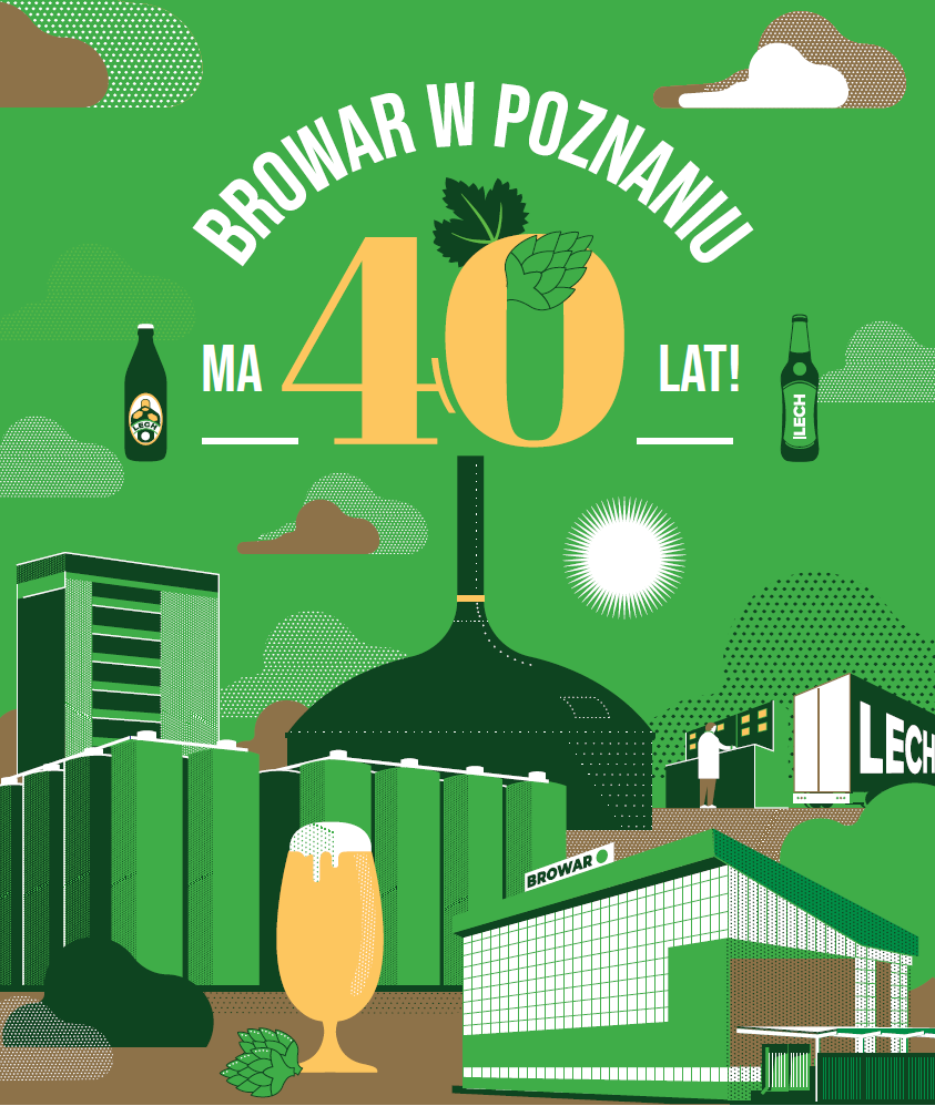 Lech Browary Wielkopolski celebrates its 40th anniversary