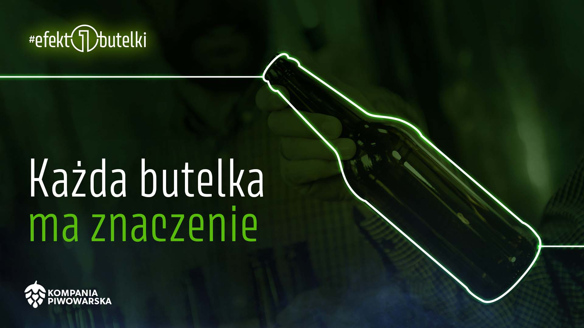 Kompania Piwowarska w nowej kampanii Efekt1butelki zachęca do oddawania butelek zwrotnych