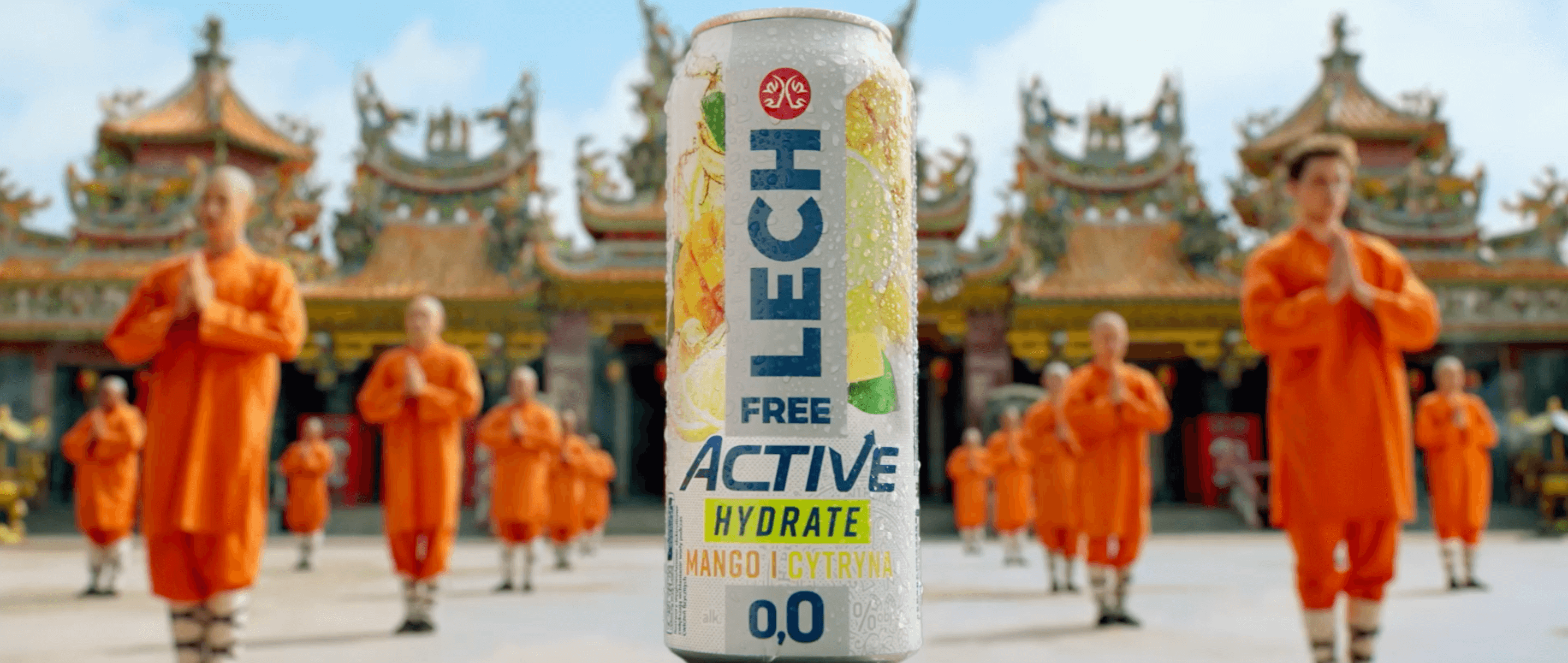 Lech Free 0.0% Active Hydrate – first non-alcoholic beer in Poland with the taste of mango and lemon and hydrating properties launches its new campaign!