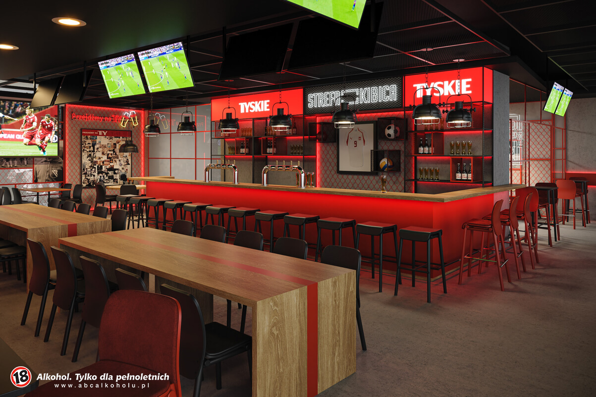 Tyskie and PGE Narodowy open a bar in Poland’s sports centre