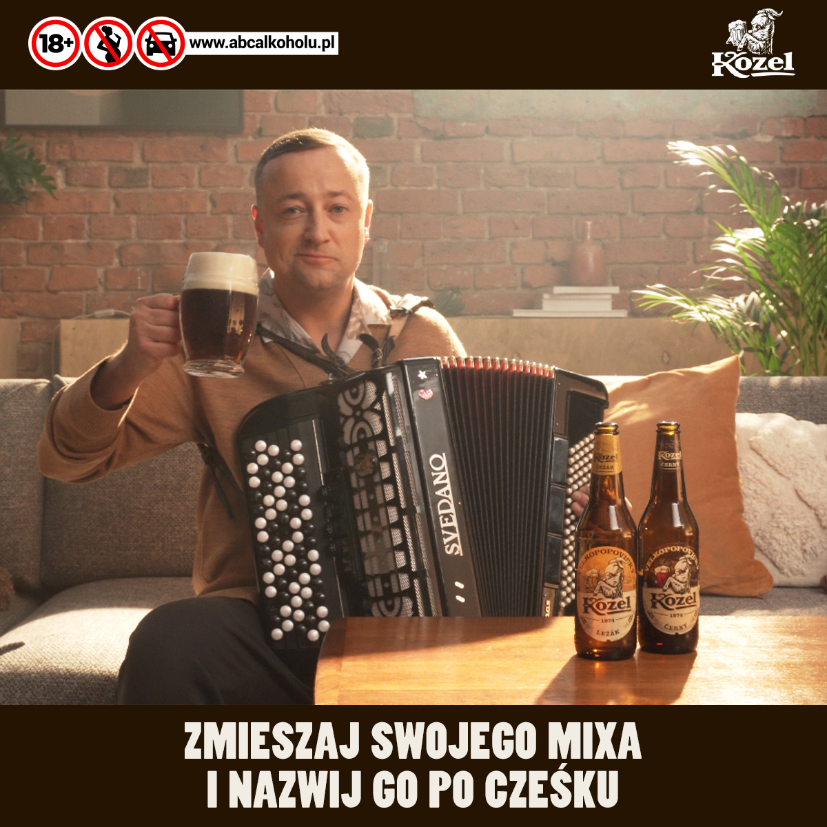 “Kozel Mix” competition launch! Czesław Mozil inspires to mix beers