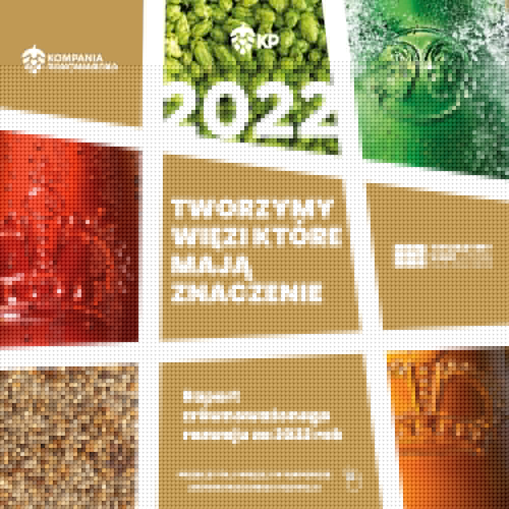 “Creating Meaningful Connections” – Kompania Piwowarska published its 2022 Sustainability Report